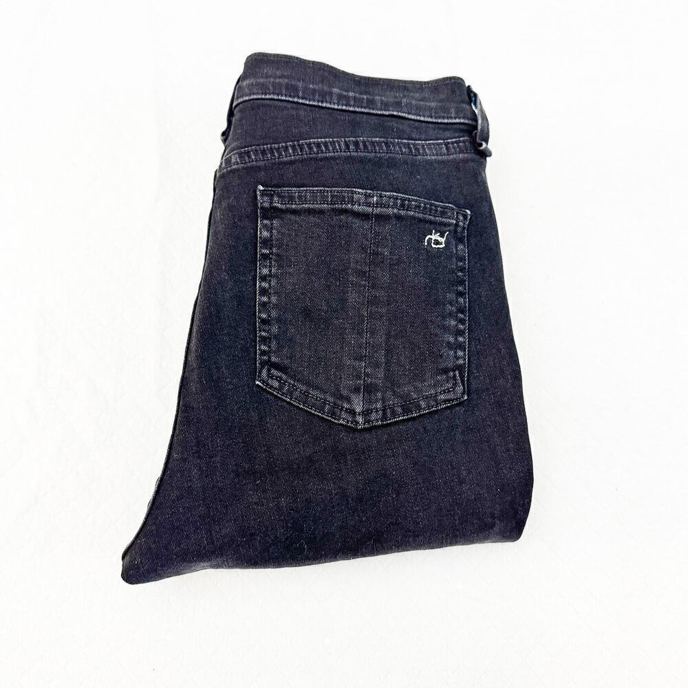 Rag & Bone Skinny Denim Jeans Black Bruin W1532k502bbro Size 28